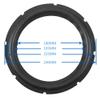 Serounder 10 Inch Perforated Rubber Speaker Foam Subwoofer Surround Replacement Rubber Ring Repair Parts for DIY Speakers (2PCS) view 3