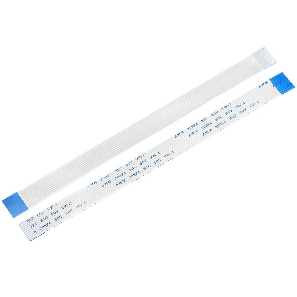 uxcell Flexible Flat Cable,150mm 1mm Pitch 10 Pins FPC FFC Flexible Ribbon Cable for LCD TV Car Audio DVD Player Laptop 20Pcs (B type)