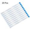 uxcell Flexible Flat Cable,150mm 1mm Pitch 10 Pins FPC FFC Flexible Ribbon Cable for LCD TV Car Audio DVD Player Laptop 20Pcs (B type) view 2