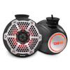 DS18 CF-PS6 2-Way Wakeboard Pod Tower Speakers with Integrated RGB Lights - 300 MAX  Perfect for Jet Skies, Ideal for ATV, UTV, Jeep, Side by Side, Marine,RZR view 1