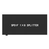 HDSUNWSTD SPDIF/TOSLINK Digital Optical Audio Splitter 1x8 Audio Amplifier Amplificador with Power Adapter view 1