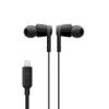Belkin SoundForm Headphones - Wired In-Ear Earphones With Microphone- iPhone Headphones - Apple Wired Earbuds For iPhones & iPads With Lightning Connector (Black) view 1