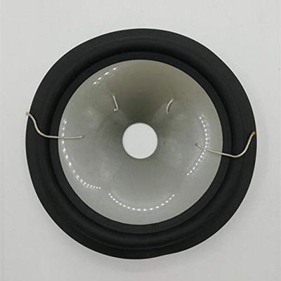 Calvas 50pcs/lot 5 inch 6 Inch Speaker Paper Cone Rubber Edge Plastic Cones Basin Accessories Thickening 27 Core Yellow Pink Wholesale - (Color: 50 pieces)