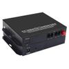 1Pair 4 Channel PCM Voice Telephone Fiber Optical Media Converters Extender Adapter Single Mode FC Fiber Optic Port Caller ID FAX view 1