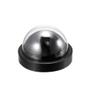 uxcell Fake Security Camera Dummy Dome CCTV with Blinking Red LED Warning Alert Light for Home Outdoor Indoor Black view 1