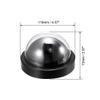 uxcell Fake Security Camera Dummy Dome CCTV with Blinking Red LED Warning Alert Light for Home Outdoor Indoor Black view 2