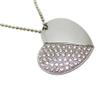 32GB Heart Shape USB Flash Drive USB Drives Memory Stick Thumb Drives USB 2.0 Disk Pen Drive Pen Drive USB Drive Date Storage Flash Disk Zip Drive USB Stick (Silver) view 2