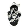 128GB Rose Flower Shape USB 2.0 Flash Drive Pen Drive Memory Stick USB Stick USB Drive Flash Disk Thumb Drive USB Disk USB Stick U Disk PenDrive (Black) view 1