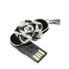 128GB Rose Flower Shape USB 2.0 Flash Drive Pen Drive Memory Stick USB Stick USB Drive Flash Disk Thumb Drive USB Disk USB Stick U Disk PenDrive (Black) view 2