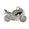 4GB Metal Motorcycle Shape USB 2.0 Flash Drive Pen Drive Memory Stick USB Stick USB Drive Flash Disk Thumb Drive USB Disk USB Stick U Disk PenDrive (Silver) view 2