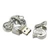 4GB Metal Motorcycle Shape USB 2.0 Flash Drive Pen Drive Memory Stick USB Stick USB Drive Flash Disk Thumb Drive USB Disk USB Stick U Disk PenDrive (Silver) view 3
