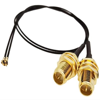 Tenmory UFL to SMA M.2 NGFF U.FL to RP-SMA Female MHF4 Connector Pigtail Antenna Extension Cable (15cm (2 Pcs))