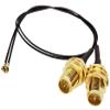 Tenmory UFL to SMA M.2 NGFF U.FL to RP-SMA Female MHF4 Connector Pigtail Antenna Extension Cable (15cm (2 Pcs)) view 1