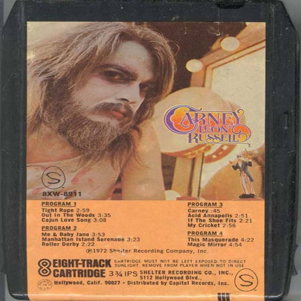 LEON RUSSELL Carney 8 Track Tape