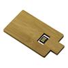 100 Pack Business Credit Card 2.0- USB Flash Drives (2.0/1GB, Carbonized Bamboo Wood) view 3