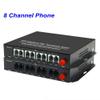 Jeirdus 1Pair 8 Channel PCM Voice Telephone Fiber Optical Media Converters Extender Adapter Single Mode FC Fiber Optic Port Caller ID FAX view 2