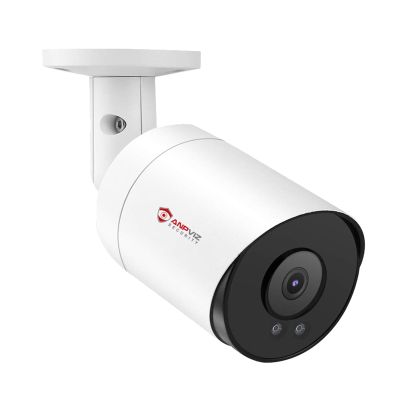 Anpviz 5MP Bullet POE IP Camera, 2.8mm Lens Security PoE IP Camera for Outdoor Indoor, Built in Mic, Human & Motion Detection, 100ft IR Night Vision, Up to 512GB MicroSD Slot, IPC-B850WD-S(U Series)