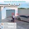 Anpviz 5MP Bullet POE IP Camera, 2.8mm Lens Security PoE IP Camera for Outdoor Indoor, Built in Mic, Human & Motion Detection, 100ft IR Night Vision, Up to 512GB MicroSD Slot, IPC-B850WD-S(U Series) view 2
