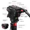 Avella CD324 Carbon Fiber Video Monopod Kit, with Fluid Head and Removable feet, 71 Inch Max Load 13.2 LB for Canon Nikon Sony Olympus Panasonic DSLR Camera view 3