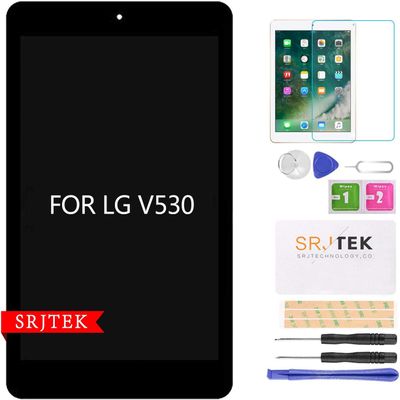 Screen Replacement for LG V530 GPad X2 X II 8.0 Plus FHD LTE T-Mobile 2017 LCD Display Touch Digitizer Panel Assembly Full Kits Black