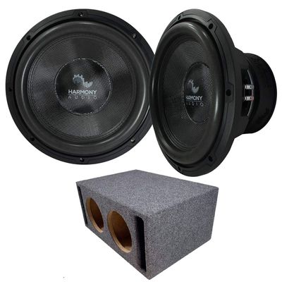 Harmony Audio HA-C152 Competition Dual 15" Sub 2800W Slot Vented Sub Box