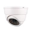 uxcell Fake Security Camera Dummy Dome CCTV with Blinking Red LED Warning Light for Home Outdoor Indoor White view 1
