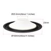 uxcell 4" Paper Speaker Cone Subwoofer Cones Drum Paper 1" Inner Diameter with Rubber Surround 2 Pcs view 2