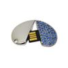 128GB Heart Shape USB Flash Drive USB Drives Memory Stick Thumb Drives USB 2.0 Disk Pen Drive Pen Drive USB Drive Date Storage Flash Disk Zip Drive USB Stick (Blue) view 2