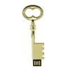 4GB Metal Key Shape USB 2.0 Flash Drive Pen Drive Memory Stick USB Stick USB Drive Flash Disk Thumb Drive USB Disk USB Stick U Disk PenDrive (Gold) view 2