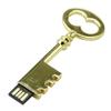 4GB Metal Key Shape USB 2.0 Flash Drive Pen Drive Memory Stick USB Stick USB Drive Flash Disk Thumb Drive USB Disk USB Stick U Disk PenDrive (Gold) view 3