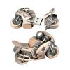 16GB Metal Motorcycle Shape USB 2.0 Flash Drive Pen Drive Memory Stick USB Stick USB Drive Flash Disk Thumb Drive USB Disk USB Stick U Disk PenDrive (Bronze) view 1