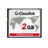Cloudisk Pack of 2 Compact Flash Card 2GB CF 2.0 Performance for Vintage Digital Camera and Industry Equipment (2 GB) view 2