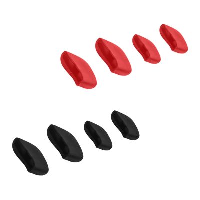 BLAZERBUCK Replacement Nose Piece Nose Pads for Oakley Commit AV Sunglasses - Black + Red
