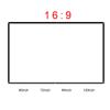 120-Inch Projection Screen, 16:9 Foldable Non-Crease White Cinema Screen Portable, for Outdoor Camping Movie Open-Air Cinema view 2