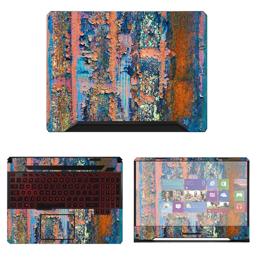 Decalrus - Protective Decal Skin Sticker for Asus TUF Gaming Laptop FX505 (15.6" Screen) case Cover wrap AStuf_FX505-262
