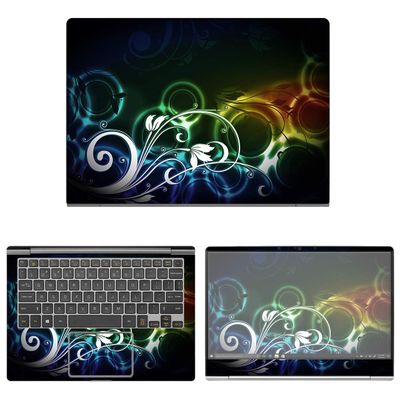 Decalrus - Protective Decal Rainbow Skin Sticker for LG Gram 13Z990 (13.3" Screen) case Cover wrap LGgram_13z990-120