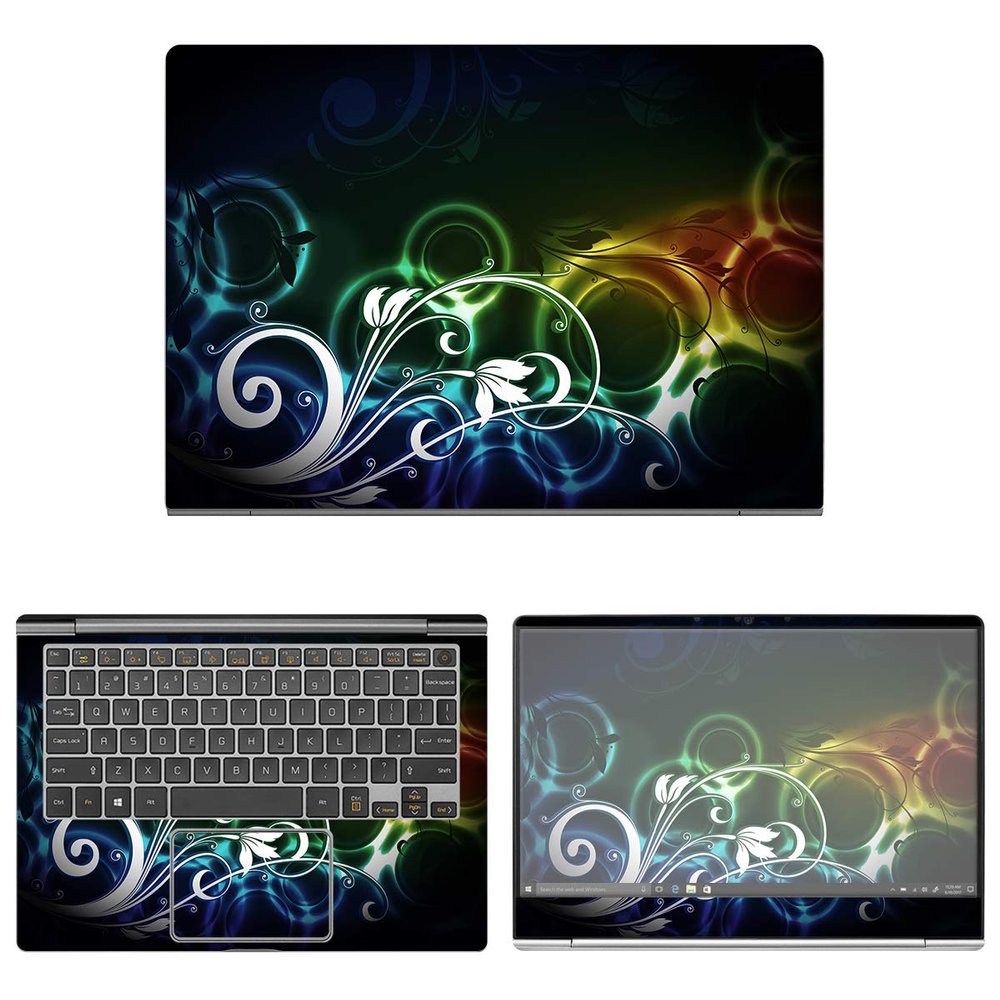 Decalrus - Protective Decal Rainbow Skin Sticker for LG Gram 13Z990 (13.3" Screen) case Cover wrap LGgram_13z990-120