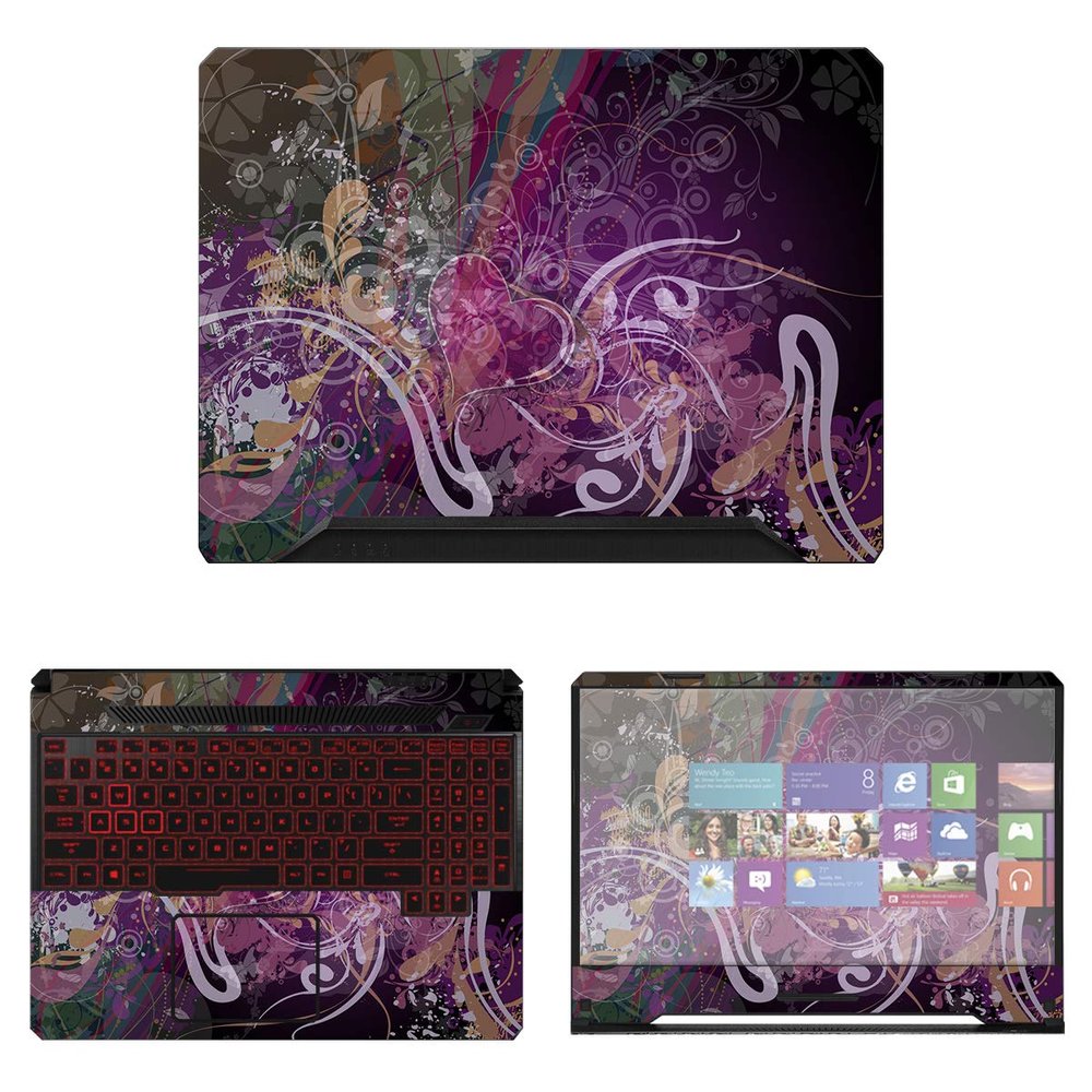 Decalrus - Protective Decal Skin Sticker for Asus TUF Gaming Laptop FX505 (15.6" Screen) case Cover wrap AStuf_FX505-136