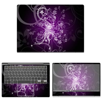 Decalrus - Protective Decal Floral Skin Sticker for LG Gram 13Z990 (13.3" Screen) case Cover wrap LGgram_13z990-15