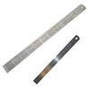 12 and 6 Ruler Set Stainless Steel Metal Straight Ruler Scale Double Sided view 2
