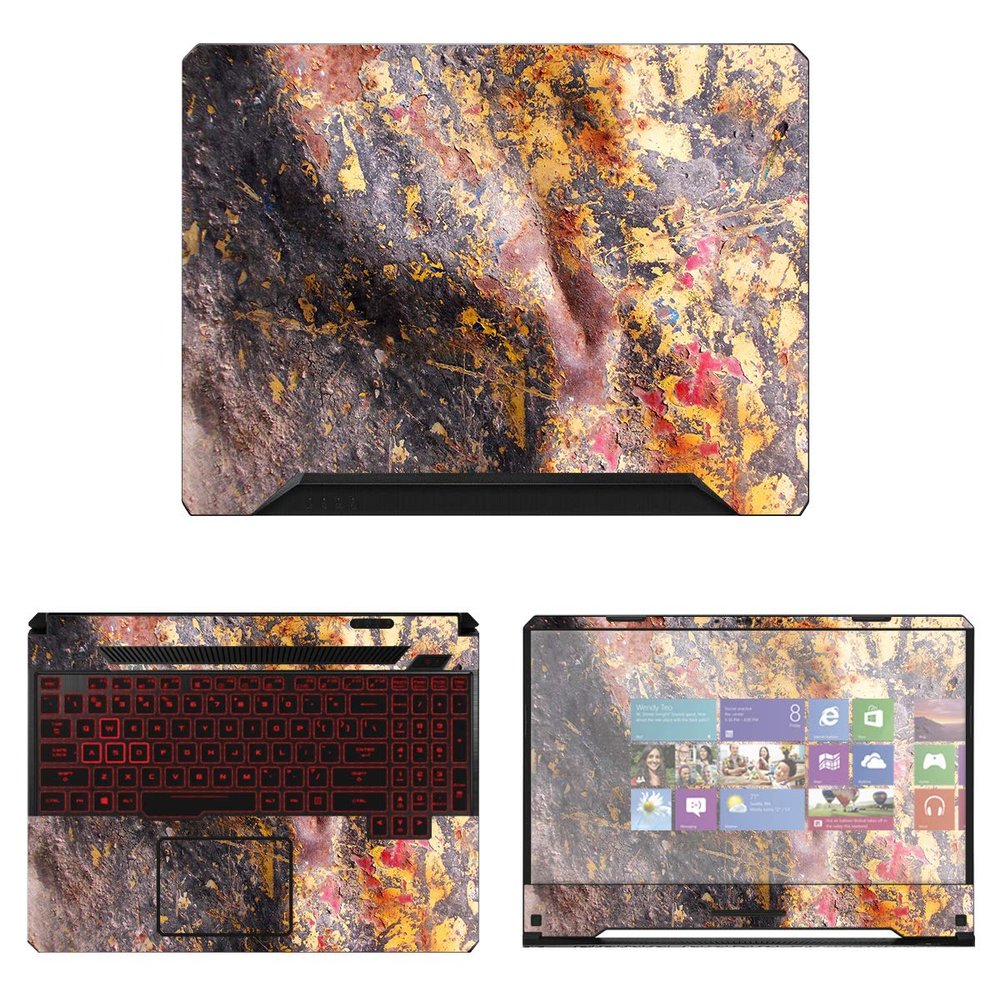 Decalrus - Protective Decal Skin Sticker for Asus TUF Gaming Laptop FX505 (15.6" Screen) case Cover wrap AStuf_FX505-261
