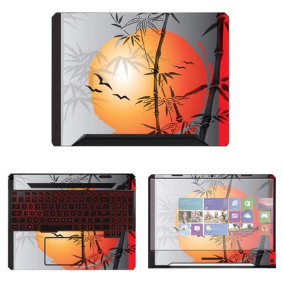 Decalrus - Protective Decal Asian Inspired Skin Sticker for Asus TUF Gaming Laptop FX505 (15.6" Screen) case Cover wrap AStuf_FX505-204