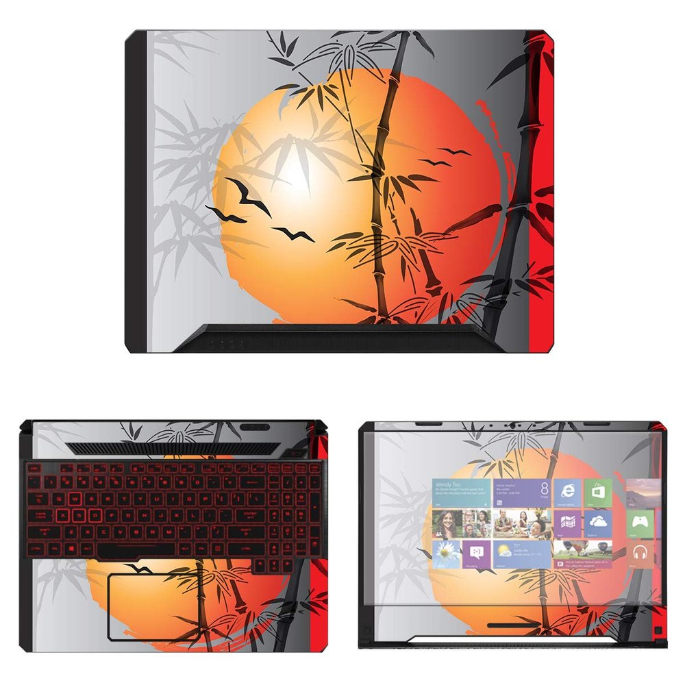 Decalrus - Protective Decal Asian Inspired Skin Sticker for Asus TUF Gaming Laptop FX505 (15.6" Screen) case Cover wrap AStuf_FX505-204