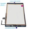 Zentop for Black iPad 6 2018 6th Generation A1893 A1954 Touch Screen Digitizer Assembly Replacement with Home Button,Camera Bracket,Pre-Installed Adhesive,Tool Repair Kit view 3