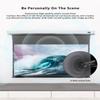 VIVIDSTORM-Movie Screens,Sound Transparent Obsidian Long Focus ALR Deluxe Screen,Electric Tab-tensioned Drop Down Screen,Compatible with Lumen up to 2500ANSI Short Throw Projector,V6JLPALR120H view 3