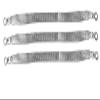 12" x 1/2" Braided Ground Straps (1/4" Ring to 1/4" Ring)-3pcs | Made in USA view 1