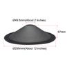 uxcell 12" Paper Speaker Cone Subwoofer Drum Ripple Paper 2" Coil Diameter with 2 Cloth Surround view 2