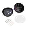 uxcell Fake Security Camera Dummy Dome CCTV with Blinking Red LED Warning Light for Home Outdoor Indoor Black view 3