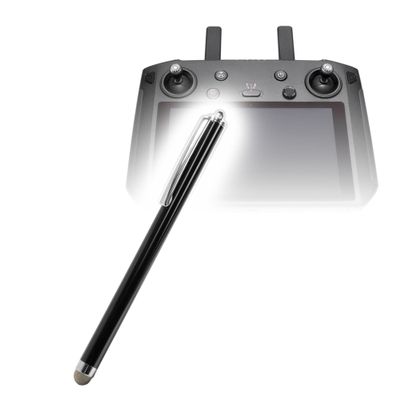 BoxWave Stylus Pen Compatible with DJI Smart Controller - EverTouch Capacitive Stylus, Fiber Tip Capacitive Stylus Pen - Jet Black