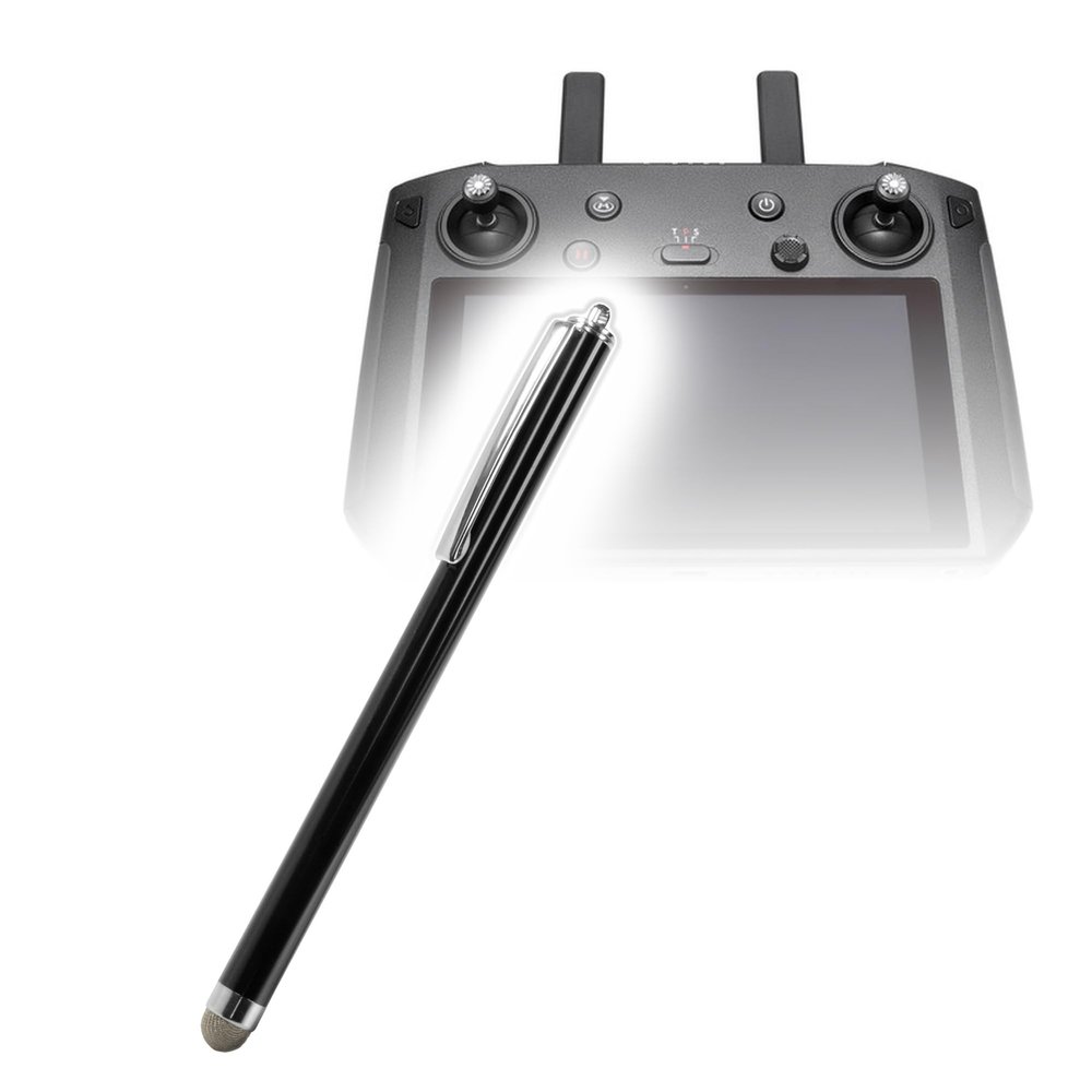 BoxWave Stylus Pen Compatible with DJI Smart Controller - EverTouch Capacitive Stylus, Fiber Tip Capacitive Stylus Pen - Jet Black